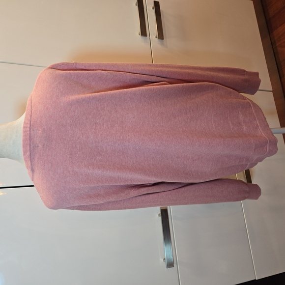J. Crew 100% Cotton Baby Pink Crewneck Pullover Sweater Size Large - Picture 4 of 7